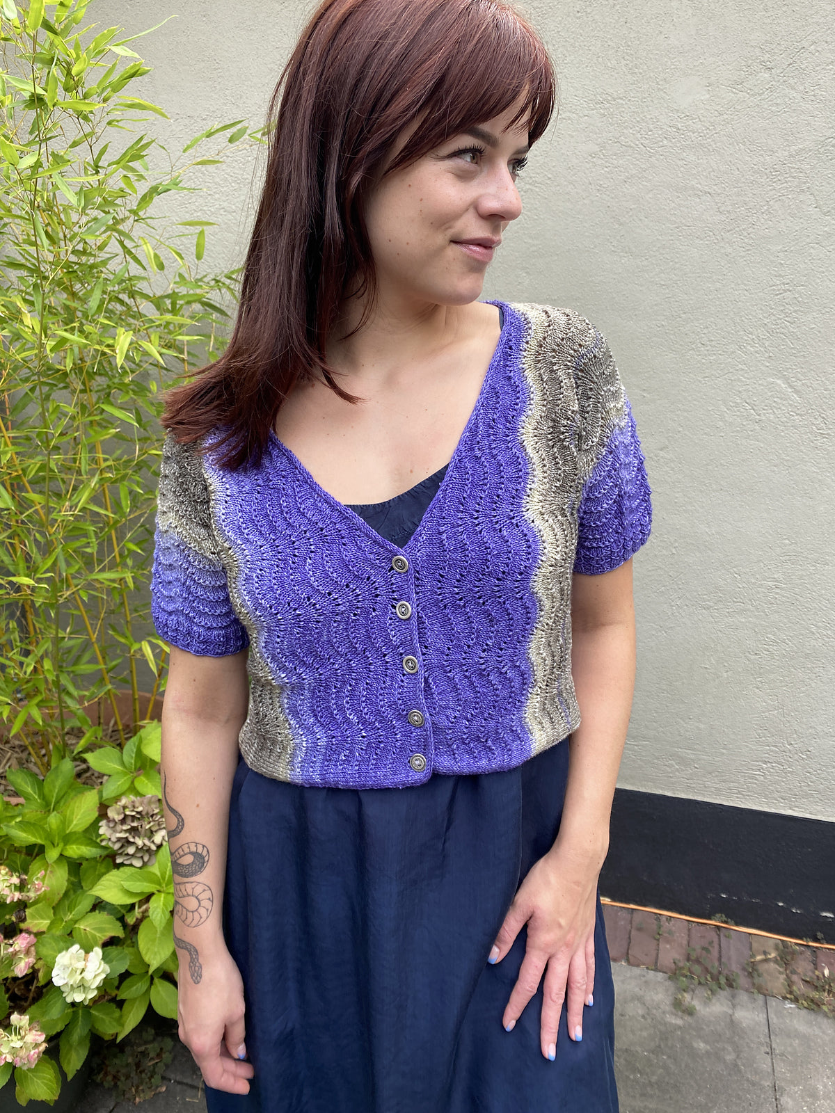 Sophia - Crosswise Cardigan – Gusto Wool